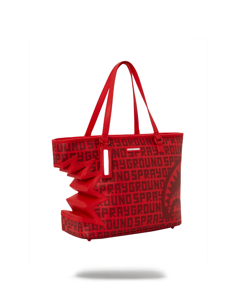 SPRAYGROUND® TOTE SHARK BITE INFARED TOTE