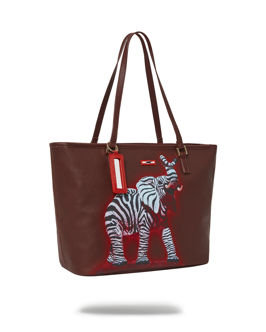 SPRAYGROUND® TOTE ZEBRA ELEPHANT RON ENGLISH COLLAB TOTE