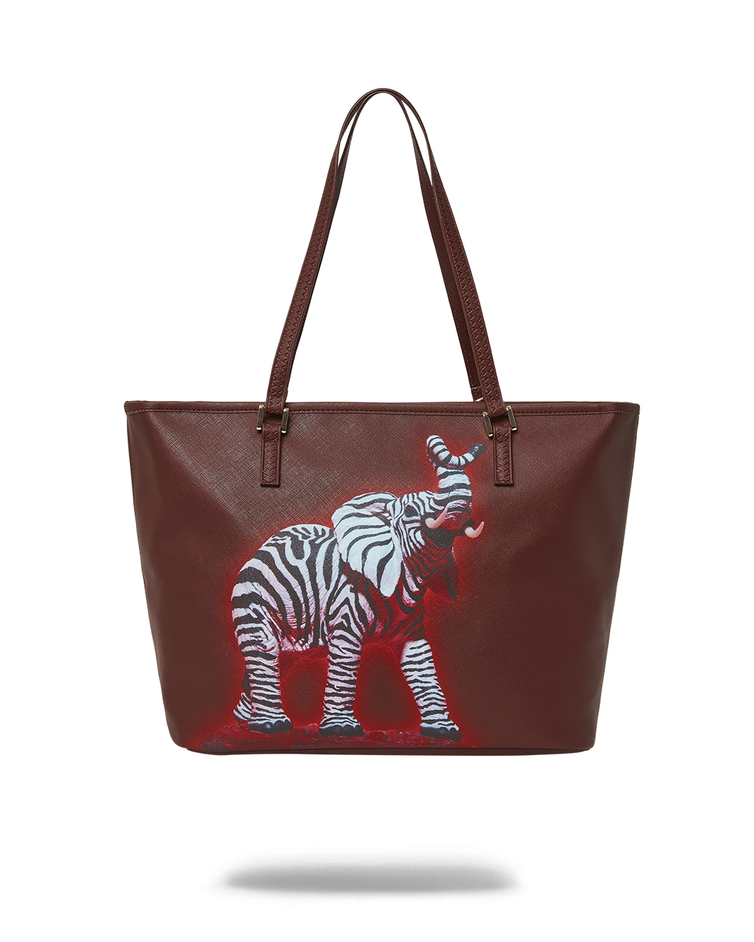 SPRAYGROUND® TOTE ZEBRA ELEPHANT RON ENGLISH COLLAB TOTE