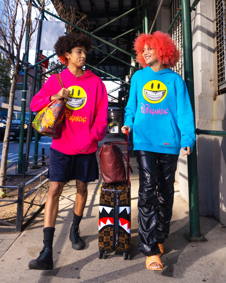 SPRAYGROUND® TOTE SUNFLOWER GRIN RON ENGLISH COLLAB TOTE