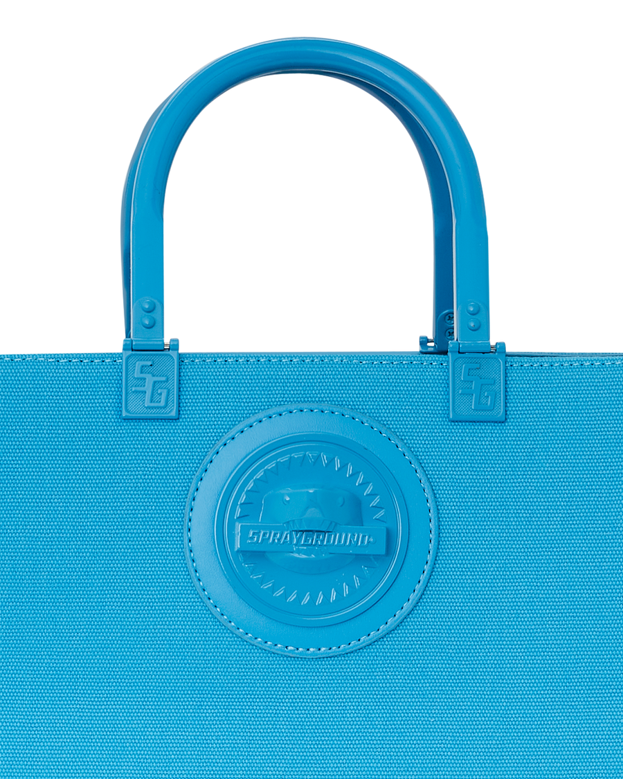 SPRAYGROUND® TOTE HEAVY METAL SHARK BLUE TORTUGA TOTE