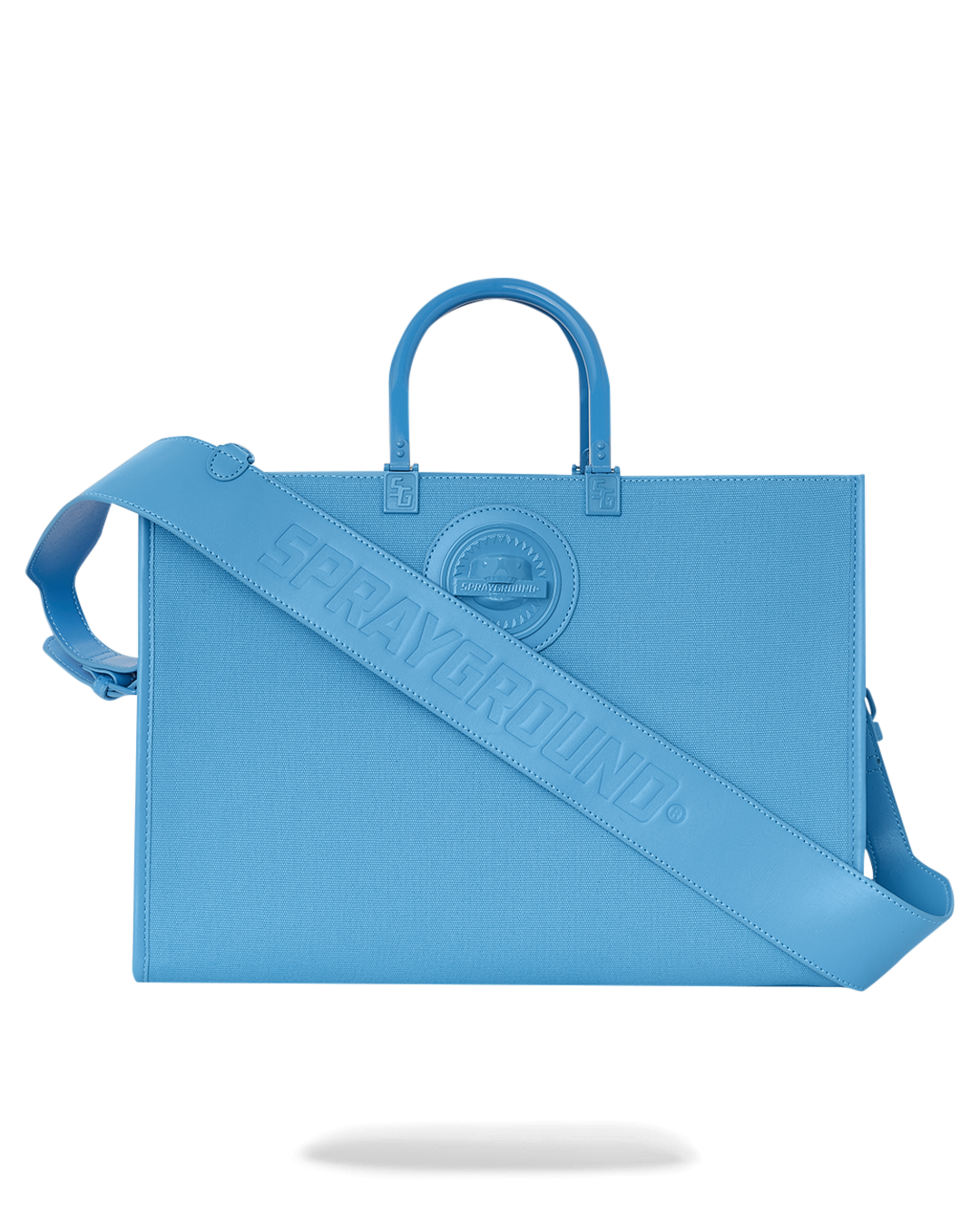 SPRAYGROUND® TOTE HEAVY METAL SHARK BLUE TORTUGA TOTE