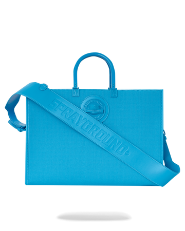 SPRAYGROUND® TOTE HEAVY METAL SHARK BLUE TORTUGA TOTE