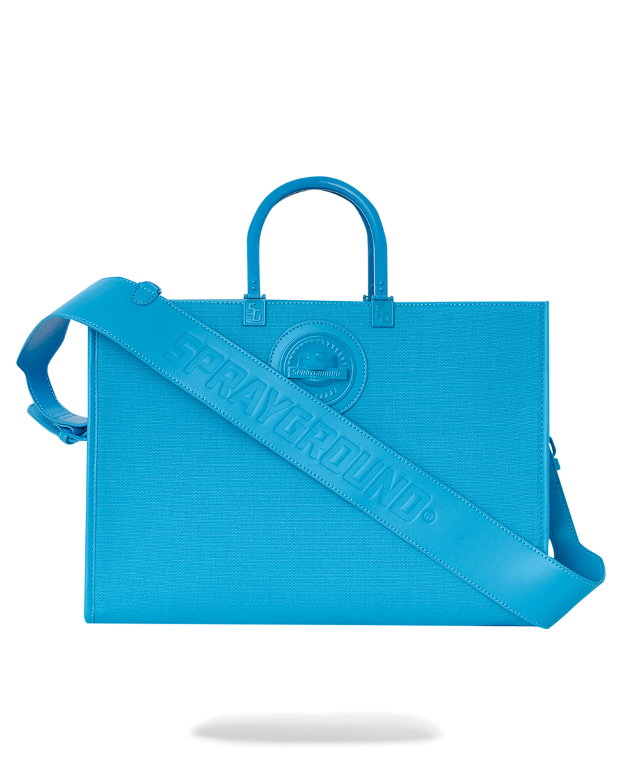 SPRAYGROUND® TOTE HEAVY METAL SHARK BLUE TORTUGA TOTE