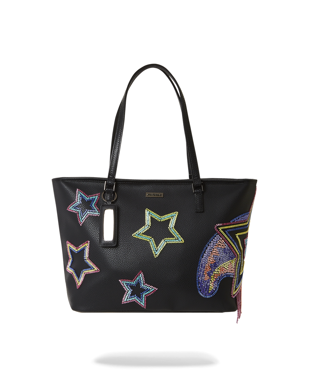 SPRAYGROUND® TOTE STAR RACER A.I.7 SANDFLOWER COLLAB BEADED TOTE