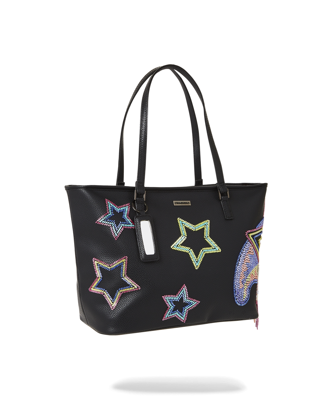 SPRAYGROUND® TOTE STAR RACER A.I.7 SANDFLOWER COLLAB BEADED TOTE