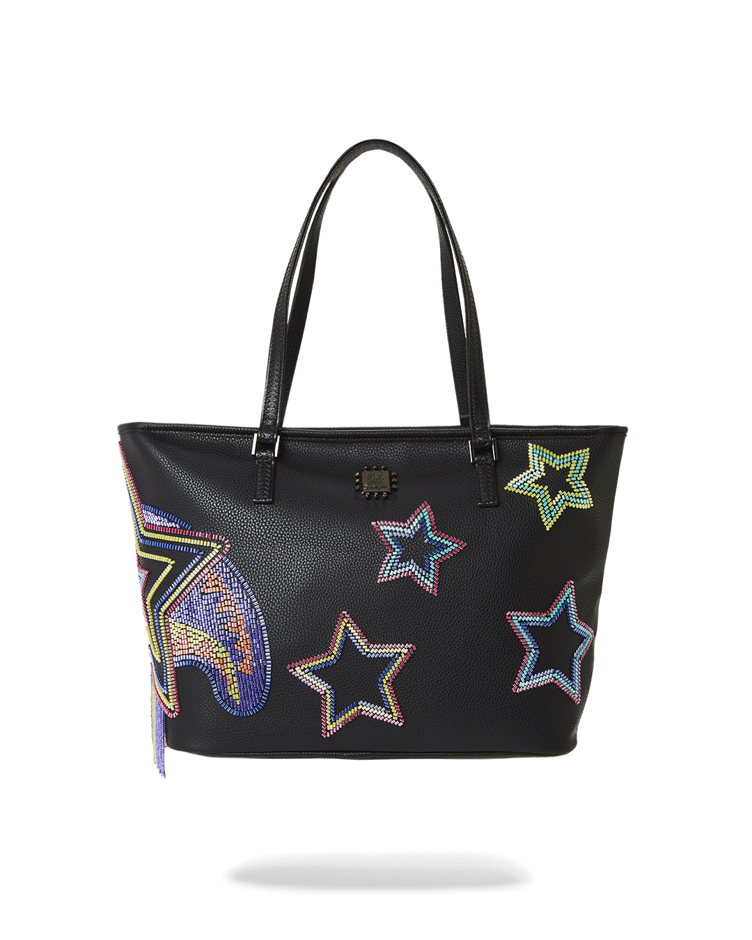 SPRAYGROUND® TOTE STAR RACER A.I.7 SANDFLOWER COLLAB BEADED TOTE