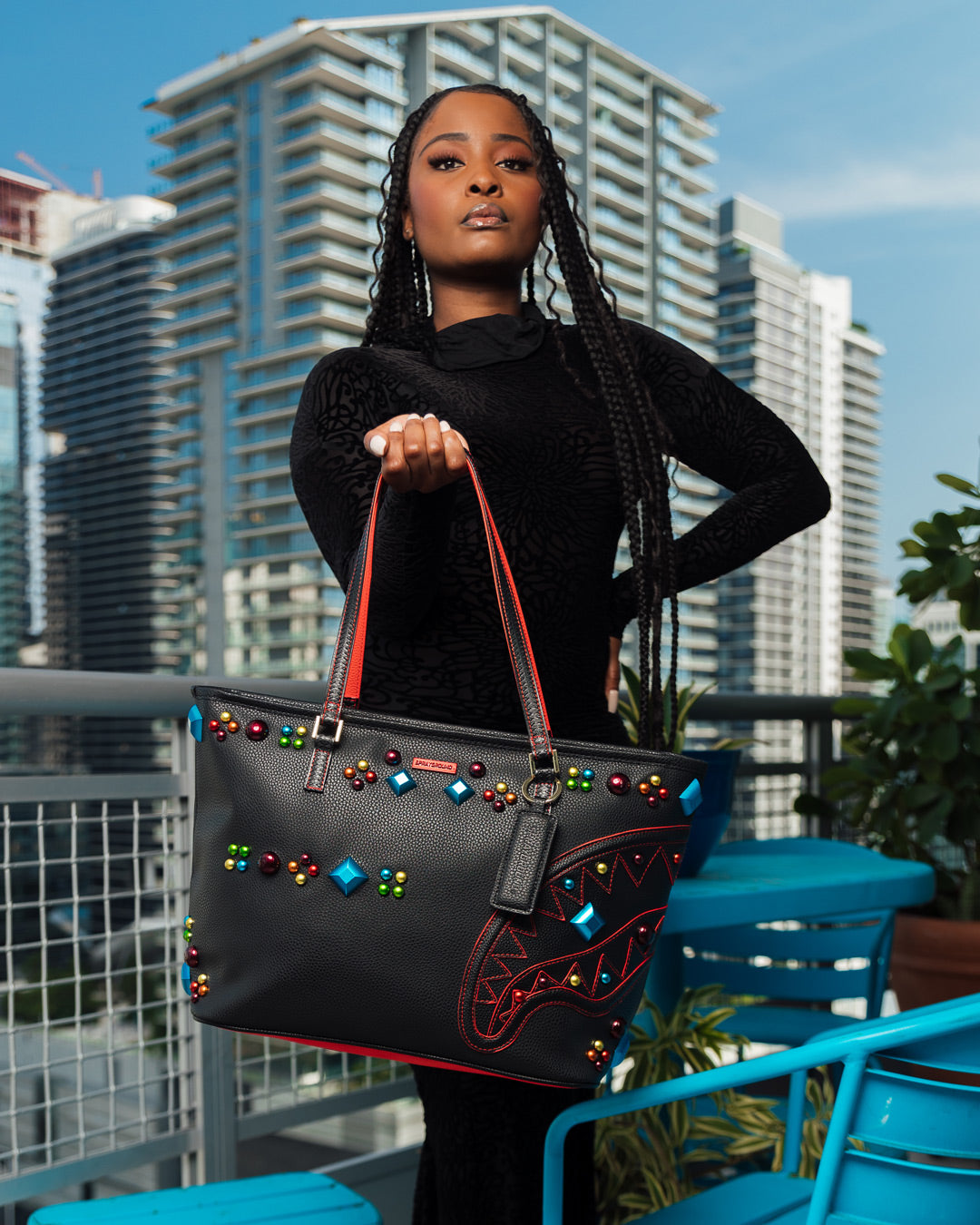 SPRAYGROUND® TOTE GEMSTONE OUTLAW TOTE