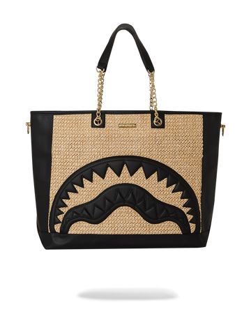 SPRAYGROUND® TOTE RAFFIA PALM TOTE