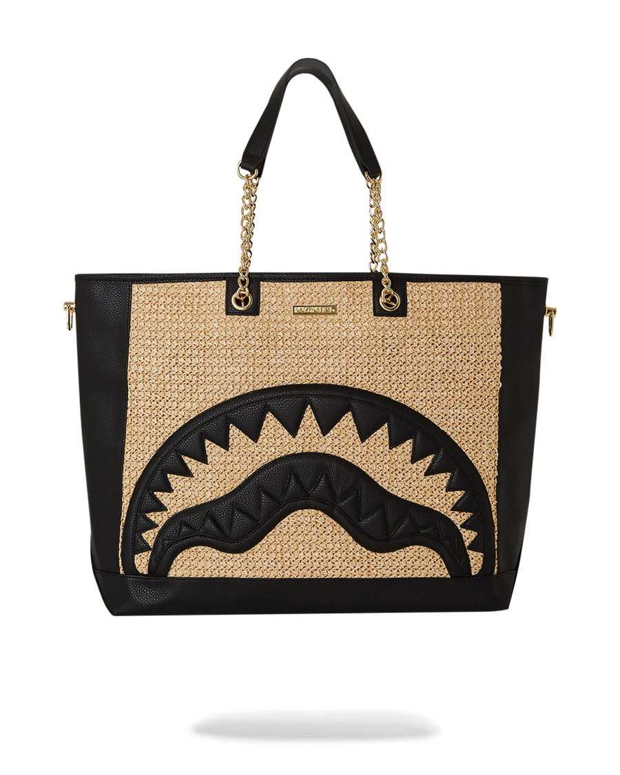 SPRAYGROUND® TOTE RAFFIA PALM TOTE