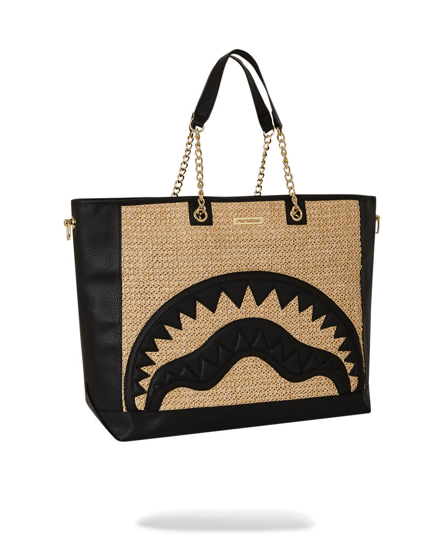 SPRAYGROUND® TOTE RAFFIA PALM TOTE