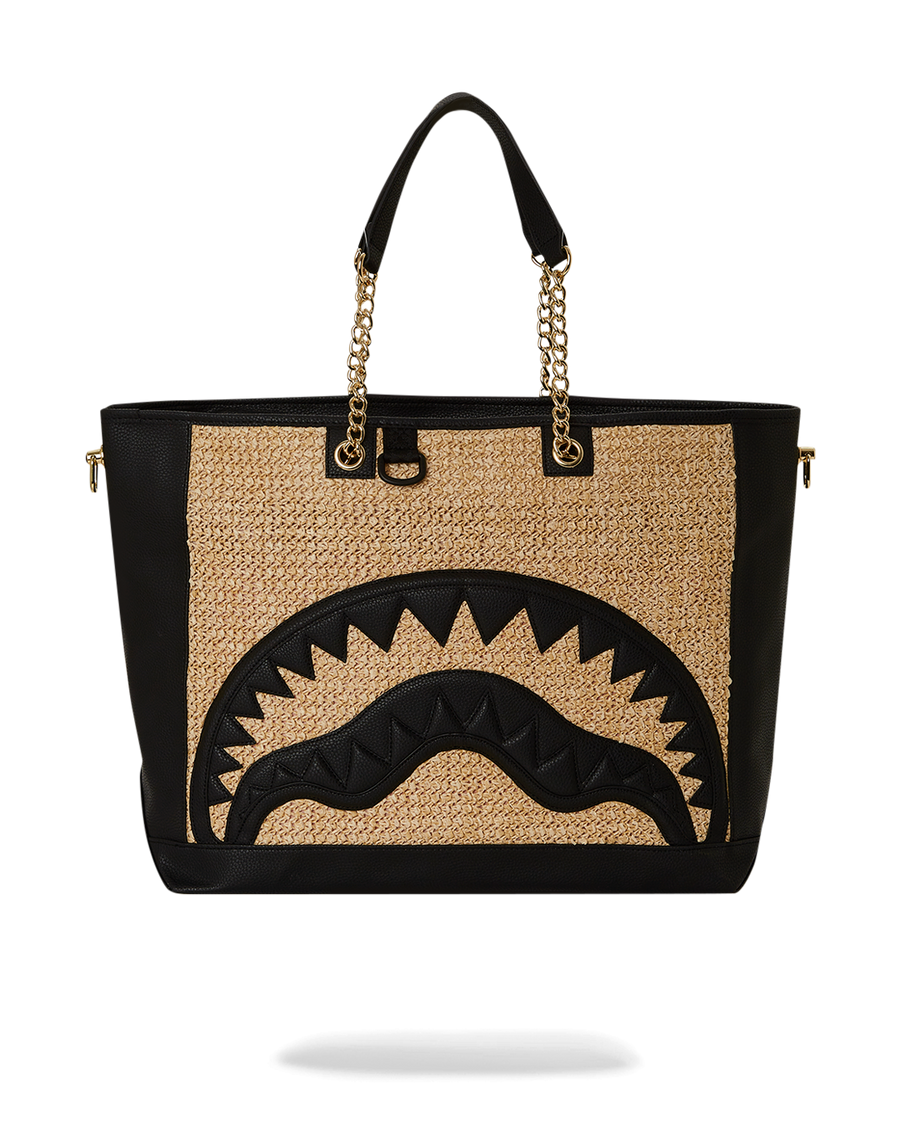 SPRAYGROUND® TOTE RAFFIA PALM TOTE