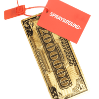 SPRAYGROUND® TOILETRY MONEY CAMO (RED) TOILETRY BAG