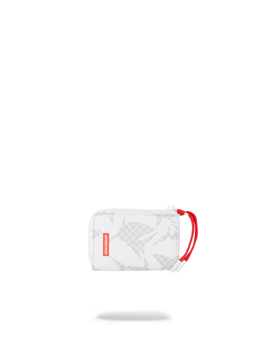 SPRAYGROUND® WALLET SHARK CHECK (WHITE) WALLET