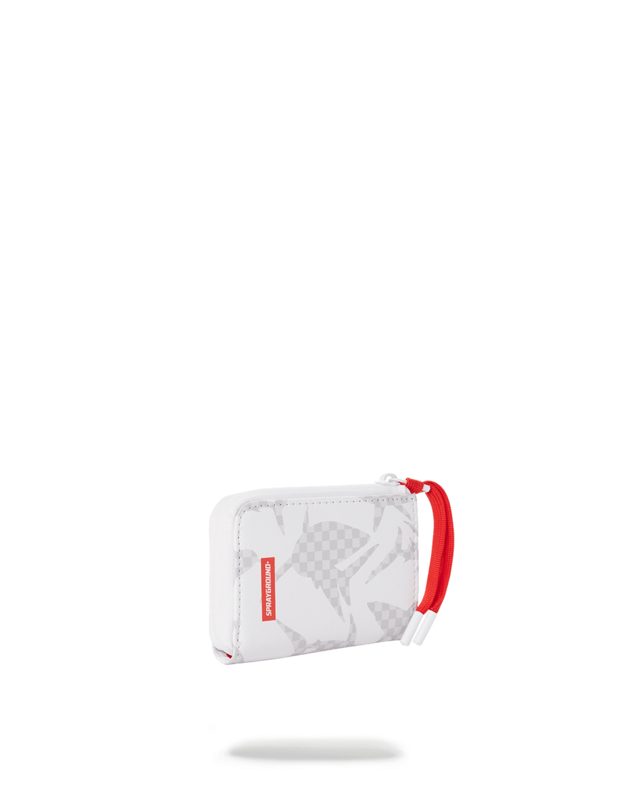 SPRAYGROUND® WALLET SHARK CHECK (WHITE) WALLET