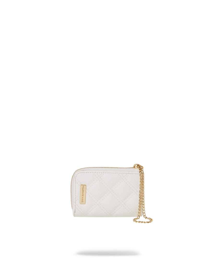 SPRAYGROUND® WALLET RIVIERA LE BLANC GOLD CHAIN SHARK WALLET