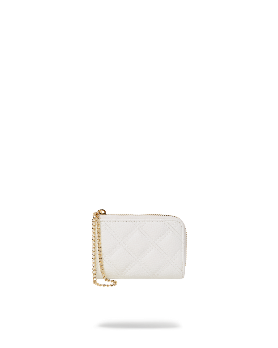 SPRAYGROUND® WALLET RIVIERA LE BLANC GOLD CHAIN SHARK WALLET