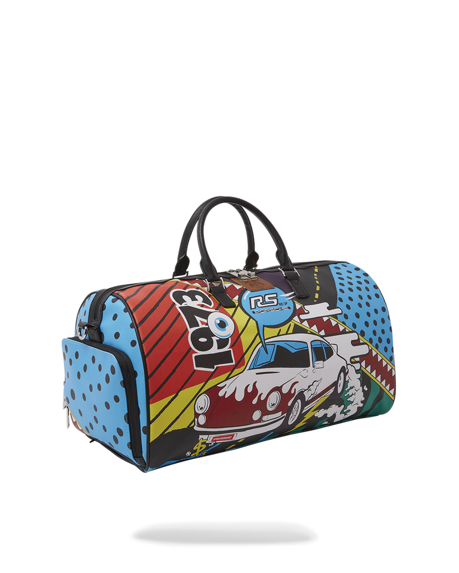 SPRAYGROUND® DUFFLE PORSCHE 1972 COLLAB DUFFLE (ONLY 1,911 UNITS MADE)