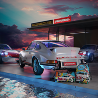 SPRAYGROUND® DUFFLE PORSCHE 1972 COLLAB DUFFLE (ONLY 1,911 UNITS MADE)