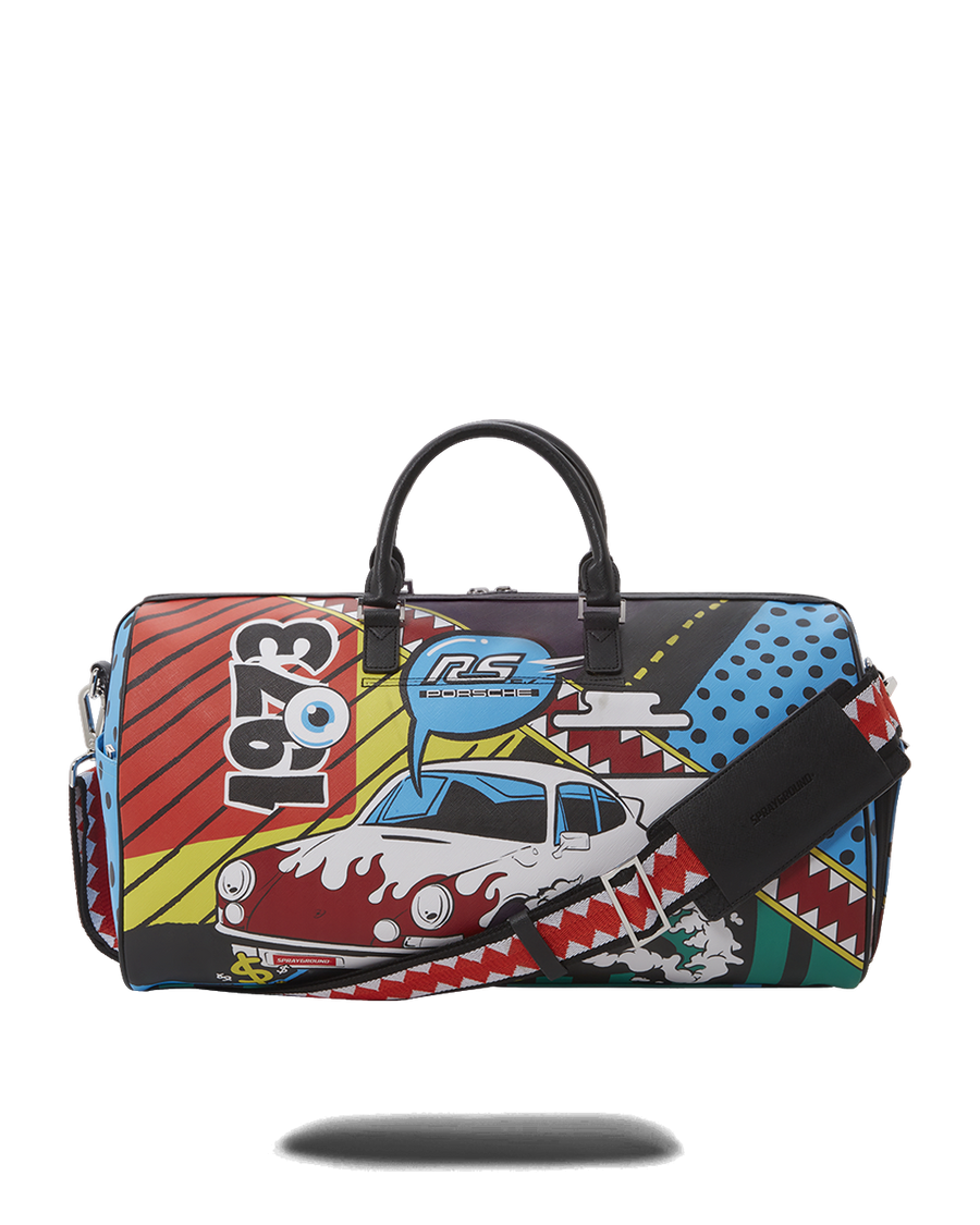 SPRAYGROUND® DUFFLE PORSCHE 1972 COLLAB DUFFLE (ONLY 1,911 UNITS MADE)