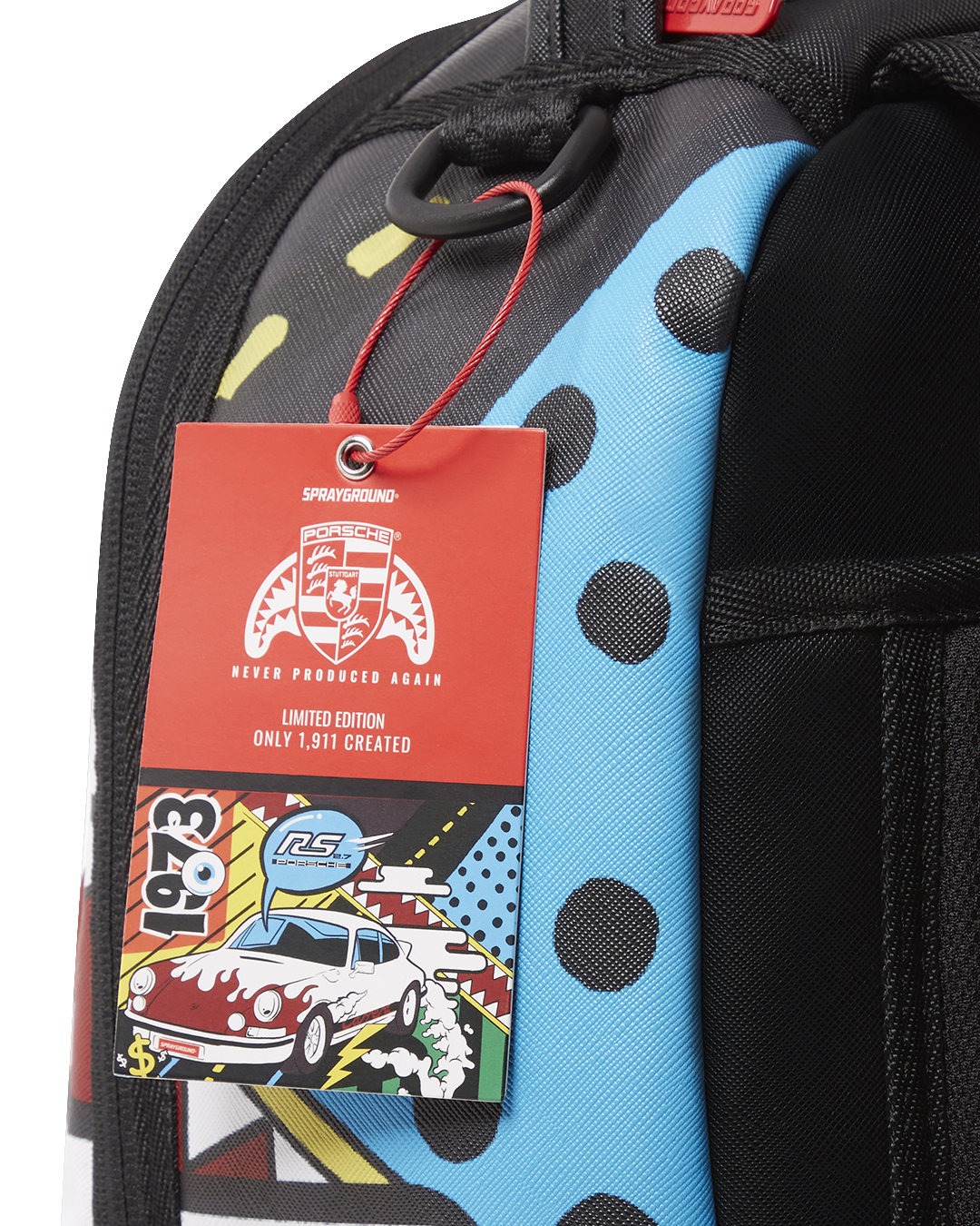 SPRAYGROUND® BACKPACK PORSCHE 1972 COLLAB BACKPACK (ONLY 1,1911 UNITS MADE)