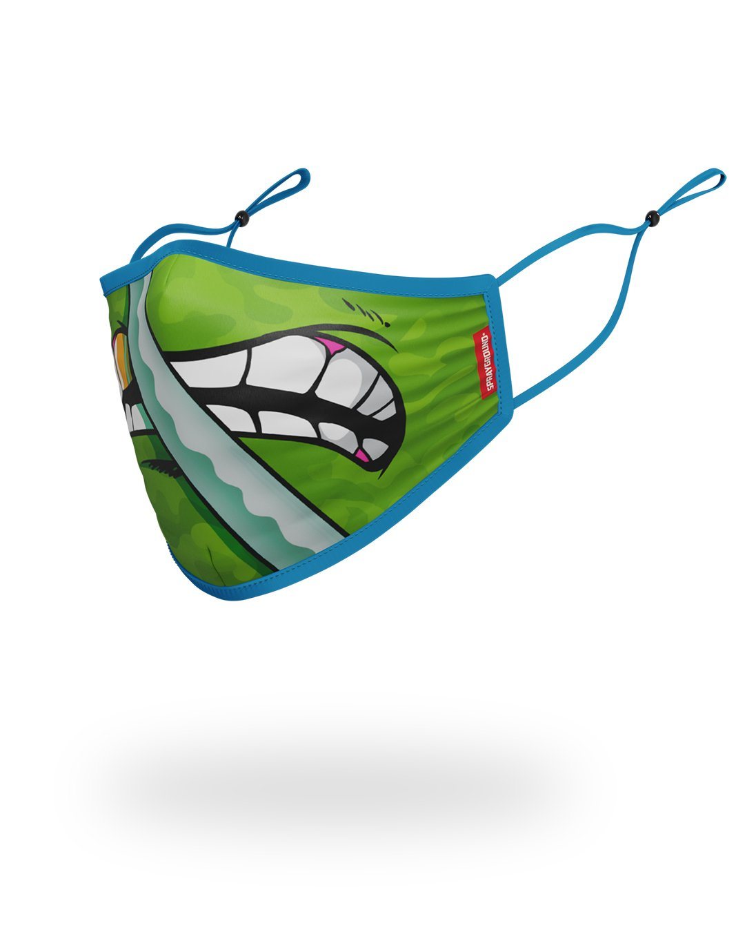 SPRAYGROUND® FASHION MASK ADULT TMNT: LEONARDO SHARK FORM FITTING FACE-COVERING