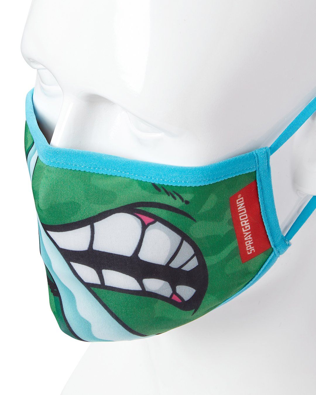 SPRAYGROUND® FASHION MASK ADULT TMNT: LEONARDO SHARK FORM FITTING FACE-COVERING