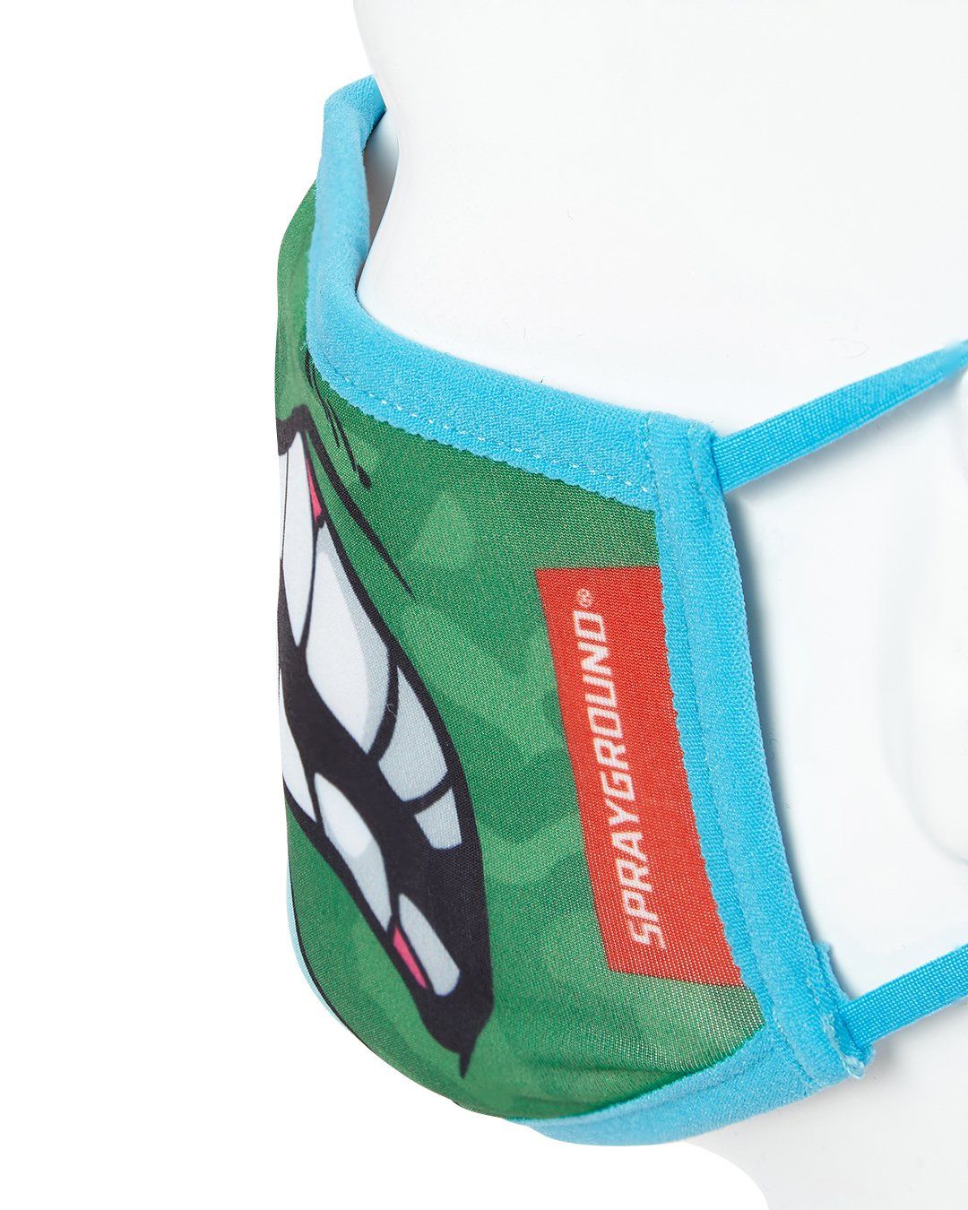 SPRAYGROUND® FASHION MASK ADULT TMNT: LEONARDO SHARK FORM FITTING FACE-COVERING