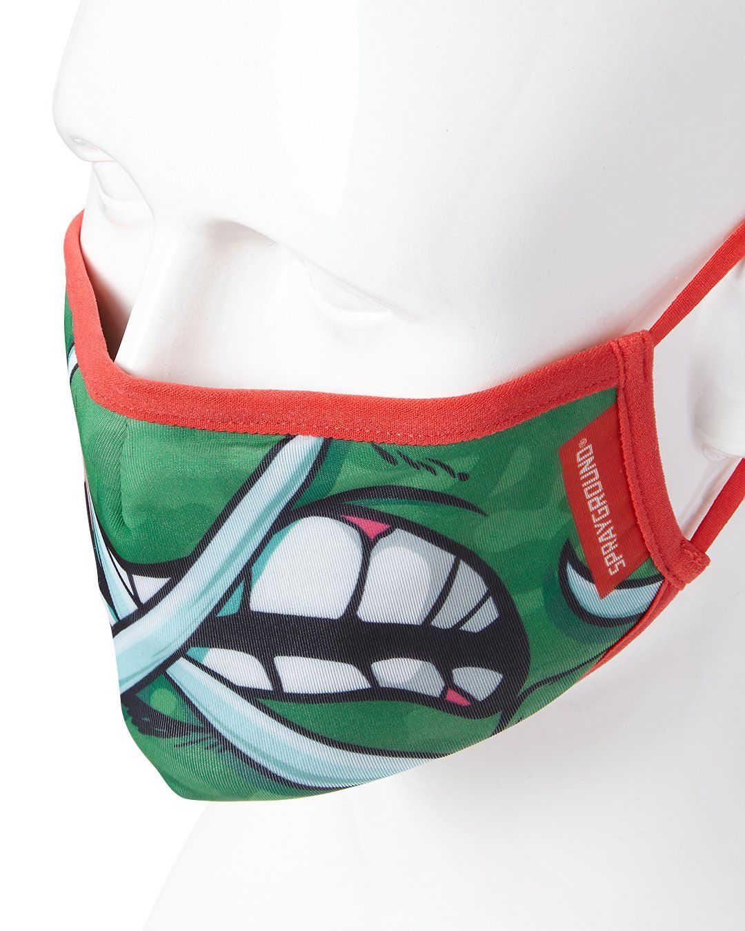 SPRAYGROUND® FASHION MASK ADULT TMNT: RAPHAEL SHARK FORM FITTING FACE-COVERING