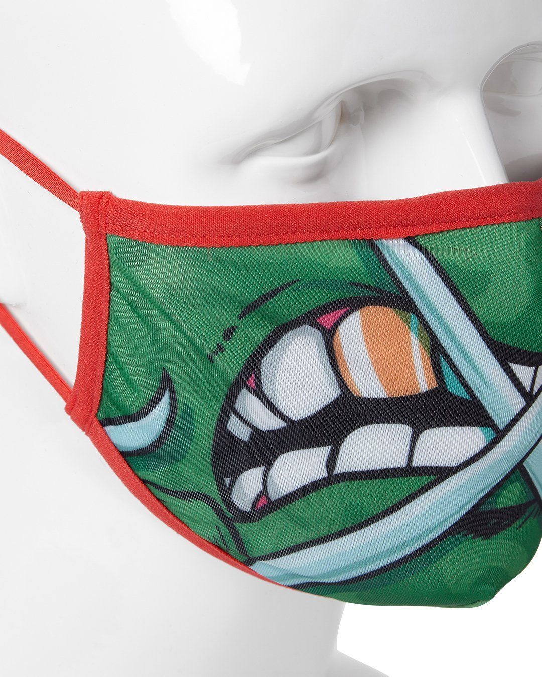 SPRAYGROUND® FASHION MASK ADULT TMNT: RAPHAEL SHARK FORM FITTING FACE-COVERING