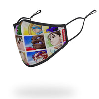 SPRAYGROUND® FASHION MASK ADULT STREET FIGHTER PLAYER SELECT FORM FITTING FACE-COVERING