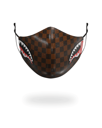 SPRAYGROUND® FASHION MASK SHARKS IN PARIS VEGAN LEATHER FACE MASK