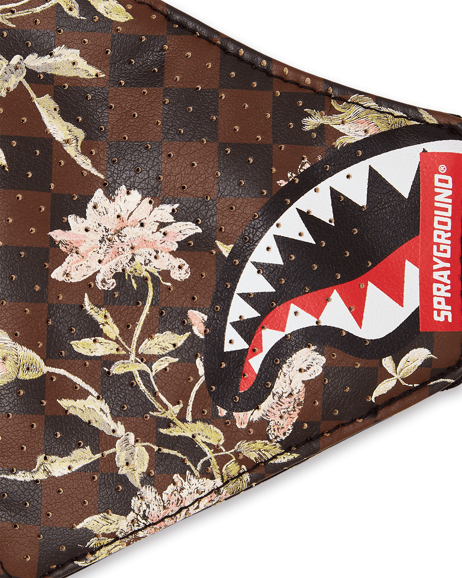 SPRAYGROUND® FASHION MASK SHARKFLOWER VEGAN LEATHER FACE MASK