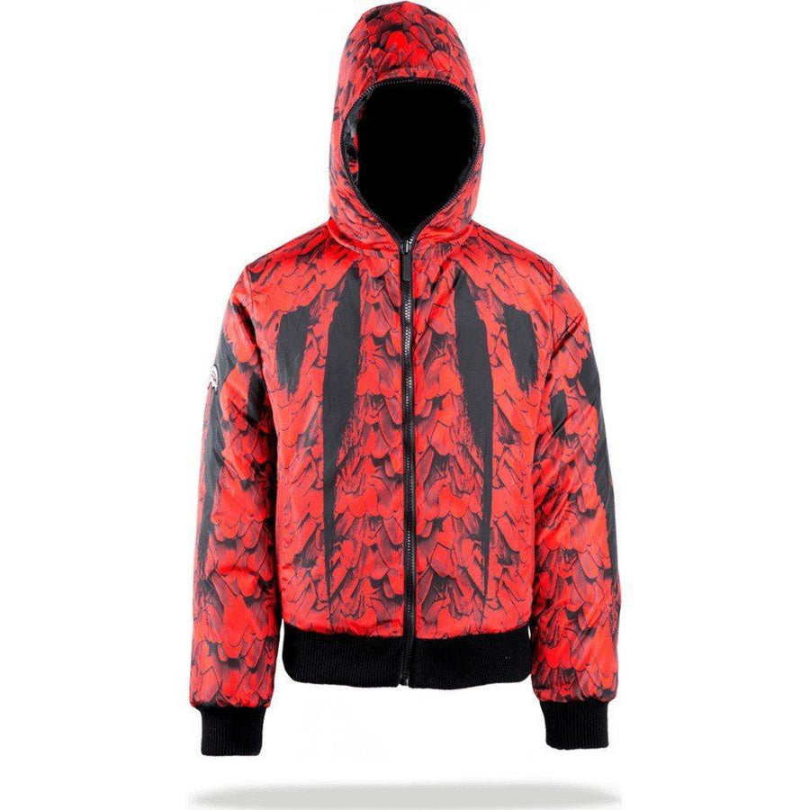 SPRAYGROUND® APPAREL WARRIOR WINGS REVERSIBLE DOWN COAT MENS