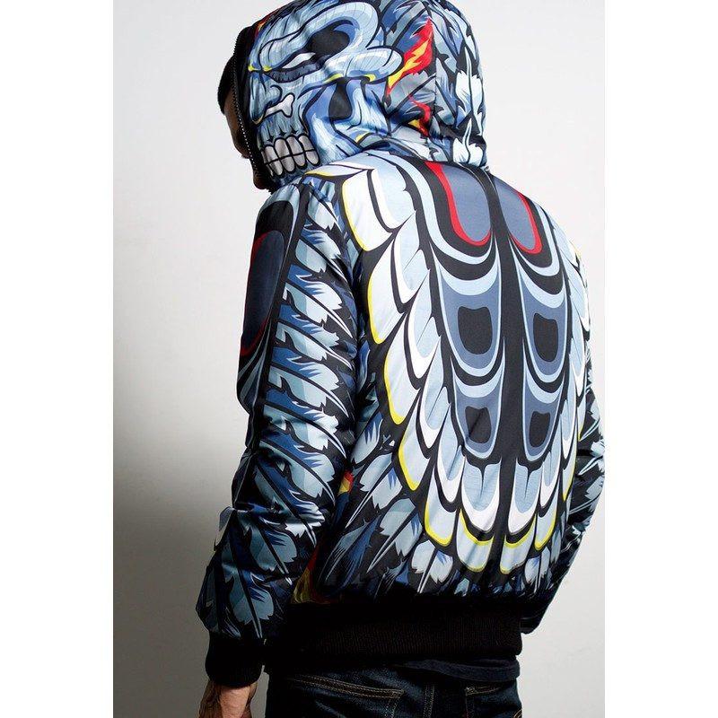 SPRAYGROUND® OUTERWEAR HEAD HUNTER REVERSIBLE WINTER COAT