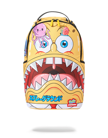 Sprayground x Sponge Bob Half Sponge Sharkmouth Backpack · Slide Culture