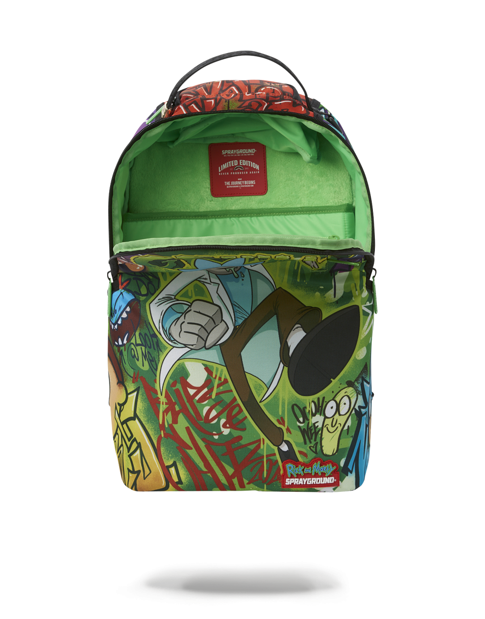 Sprayground Rick and Morty Sharkmouth Wound Backpack