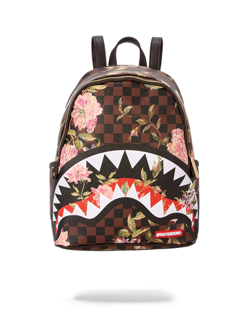 SPRAYGROUND® BACKPACK SHARKFLOWER SAVAGE BACKPACK (SMALLER MORE ELEGANT BACKPACK)