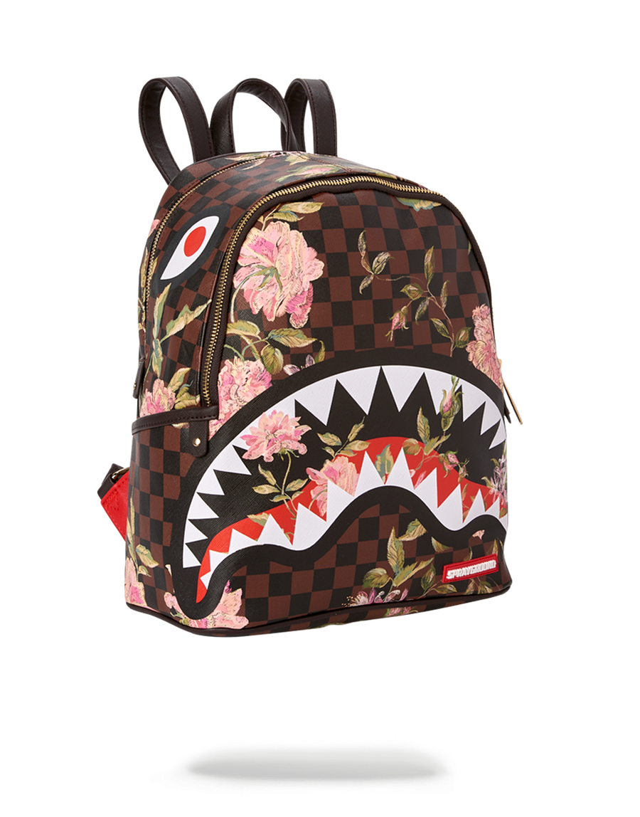 SPRAYGROUND® BACKPACK SHARKFLOWER SAVAGE BACKPACK (SMALLER MORE ELEGANT BACKPACK)