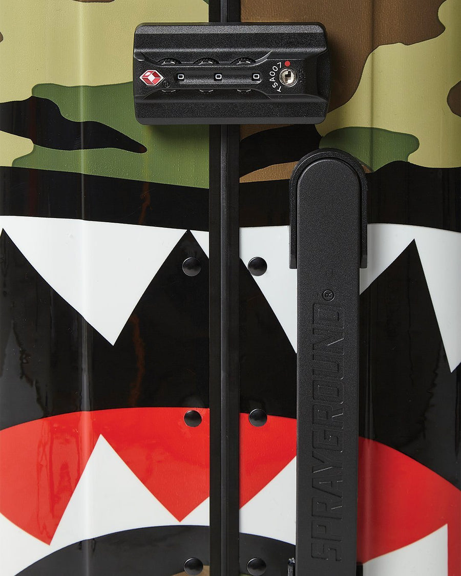 SPRAYGROUND® LUGGAGE SHARKNAUTICS (CAMO) 21.5” CARRY-ON LUGGAGE