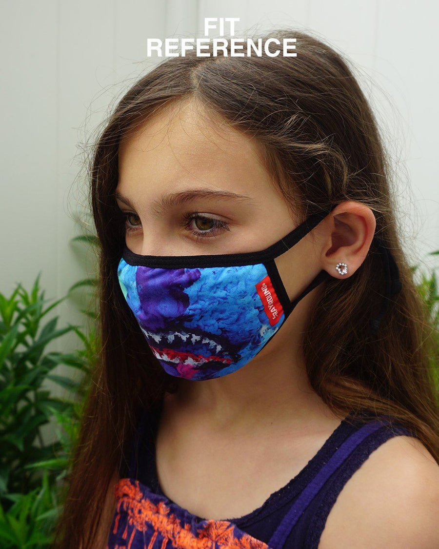 SPRAYGROUND® FASHION MASK KIDS FORM FITTING MASK: CANDY SHARK