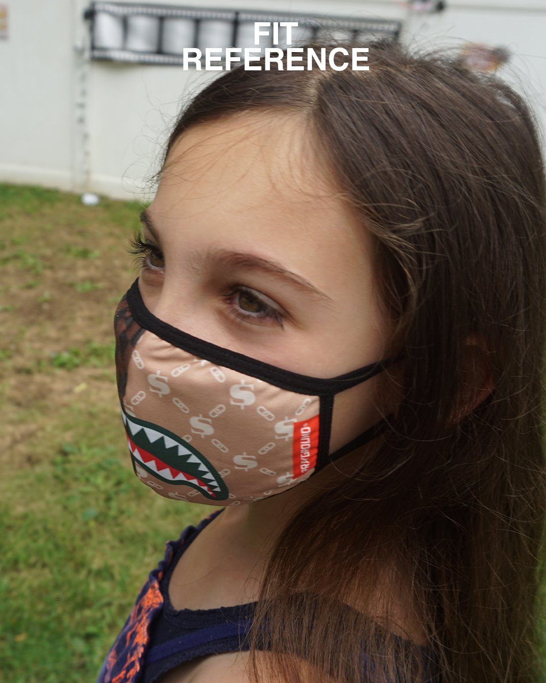 SPRAYGROUND® FASHION MASK KIDS FORM FITTING MASK: COLOR DRIP