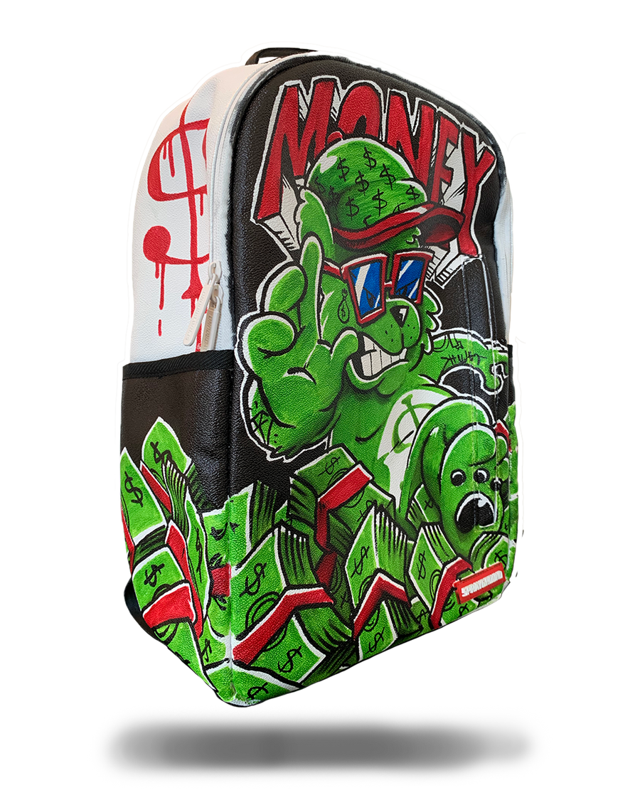 SPRAYGROUND® BACKPACK THE SPRAYGROUND DIY WHITE BACKPACK (VEGAN LEATHER & INNER MONEY LINING) & MARKERS INCLUDED