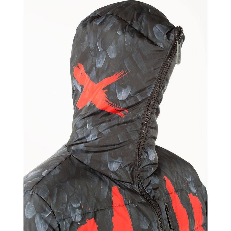 SPRAYGROUND® APPAREL WARRIOR WINGS REVERSIBLE DOWN COAT MENS